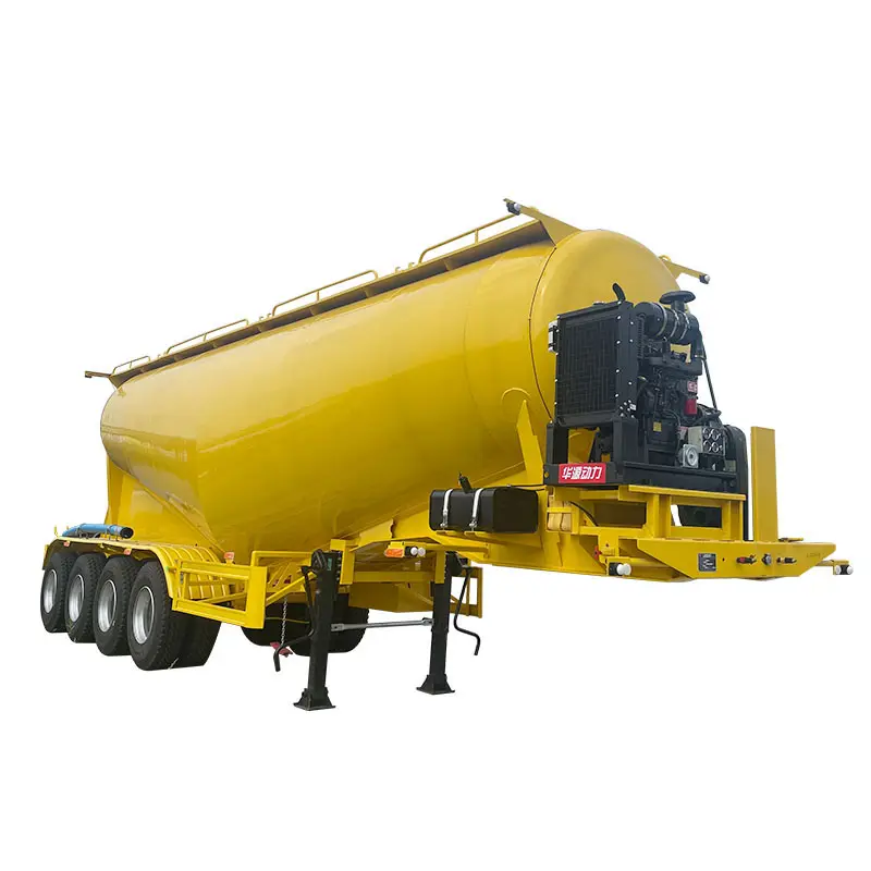 Caminhão-tanque de cimento em forma de V para venda, semi-reboque pneumático, capacidade de cinzas a granel, preço de caminhão