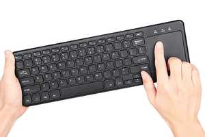 Miniteclado inalámbrico con panel táctil, 2,4G, para Android, smart tv box, PC, portátil, HTPC, azerty, árabe, español, ruso - Product Image 4