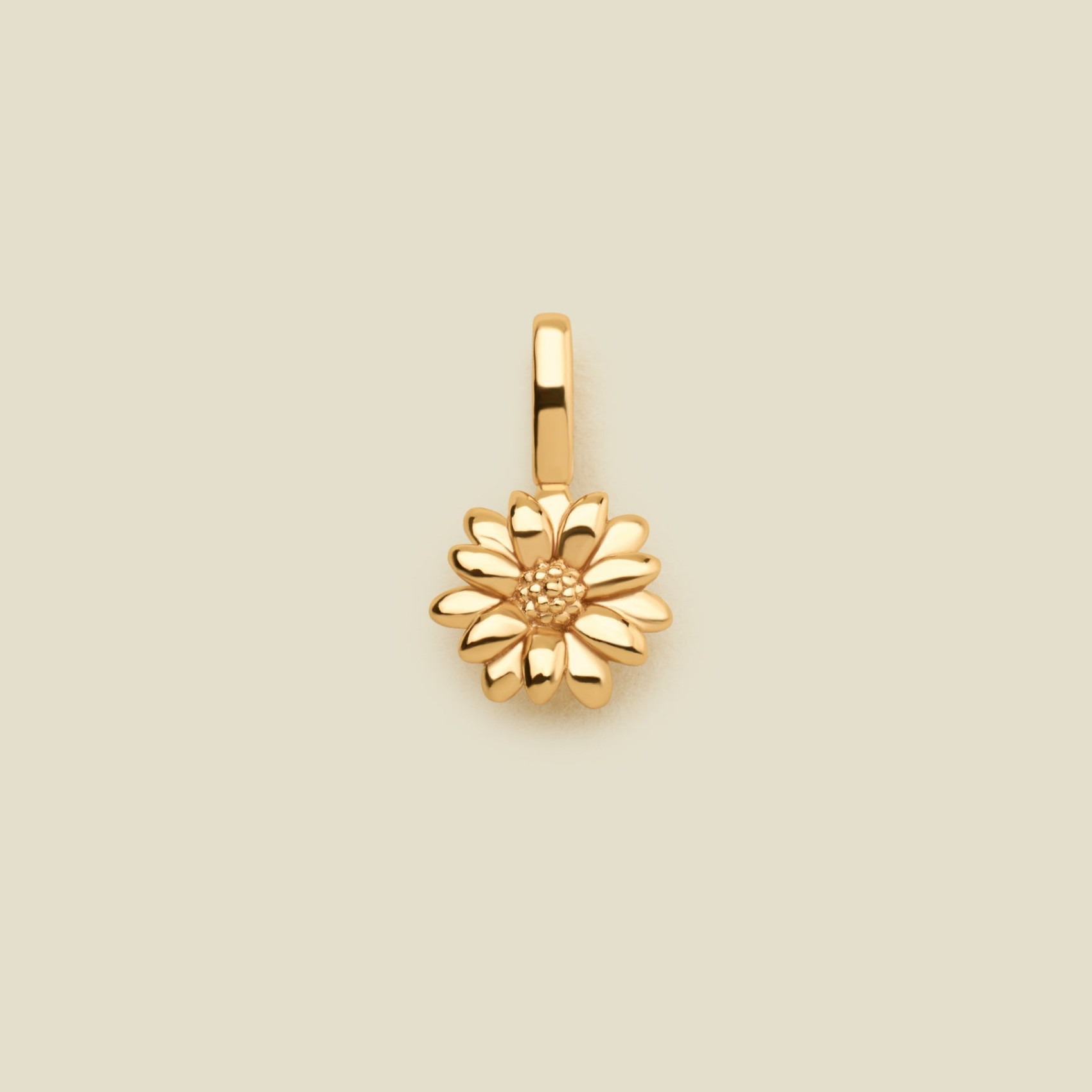 Pendentif fleur d'avril en or