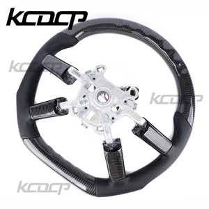 JEEP Wrangler JK için Fit JL gladyatör Alcantara LED karbon Fiber direksiyon