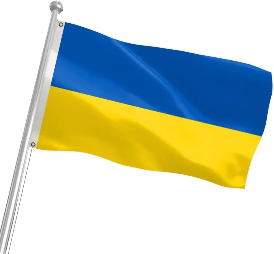 Drapeau Ukraine tous les différents pays, drapeau professionnel en Polyester Durable