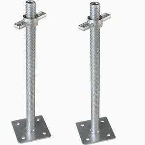 Pies de andamio de acero ajustables de galvanizado en caliente Estilo de diseño tradicional Soporte de base de gato Andamios completos - Product Image 1