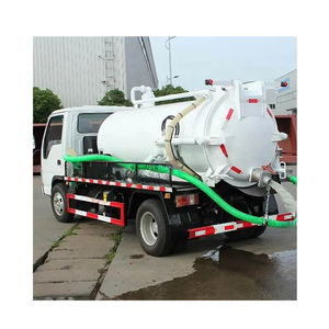 ISUZU Vacuum Truck <strong>5000</strong> Liter Vacuum Tanker 4x2 Truck Vactor 2000L to 10000L Sewage Suction Trucks for Sale - Product Image 1