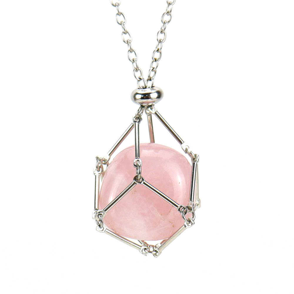 Quartz argenté-rose