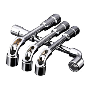 可调l形钢管扳手两用汽车轮胎拆穿工具省力套装带盒包装 - Product Image 2