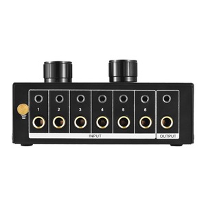6-in-<strong>1</strong>-out <strong>Audio</strong> Signal Selector Switcher 6 <strong>Input</strong> &amp; <strong>1</strong> <strong>Output</strong> Source Selection Switcher <strong>Audio</strong> Signal Selection <strong>Switch</strong> - Product Image 2