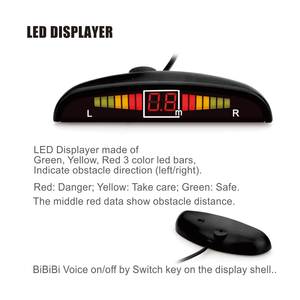 Sensor de aparcamiento de marcha atrás de coche al por mayor con pantalla LED de alarma de Zumbador - Product Image 3