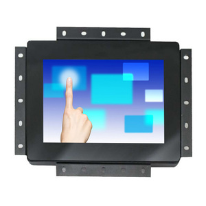 Open Frame 8 Inch 1024*768 Square Screen <strong>Monitor</strong> Industrial Metal Case 8 Inch Square LED <strong>Monitor</strong> <strong>with</strong> VGA HDMIed <strong>BNC</strong> AV USB - Product Image 1