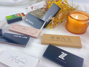 Hane ve partiler için kırmızı ve renkli sopa ile lüks siyah karton Matchsticks özel emniyetli kibritler - Product Image 2
