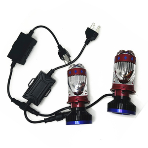 2023新着T8ヘッドライトH4LEDライトハイロービーム140WH4LEDプロジェクターレンズ - Product Image 5