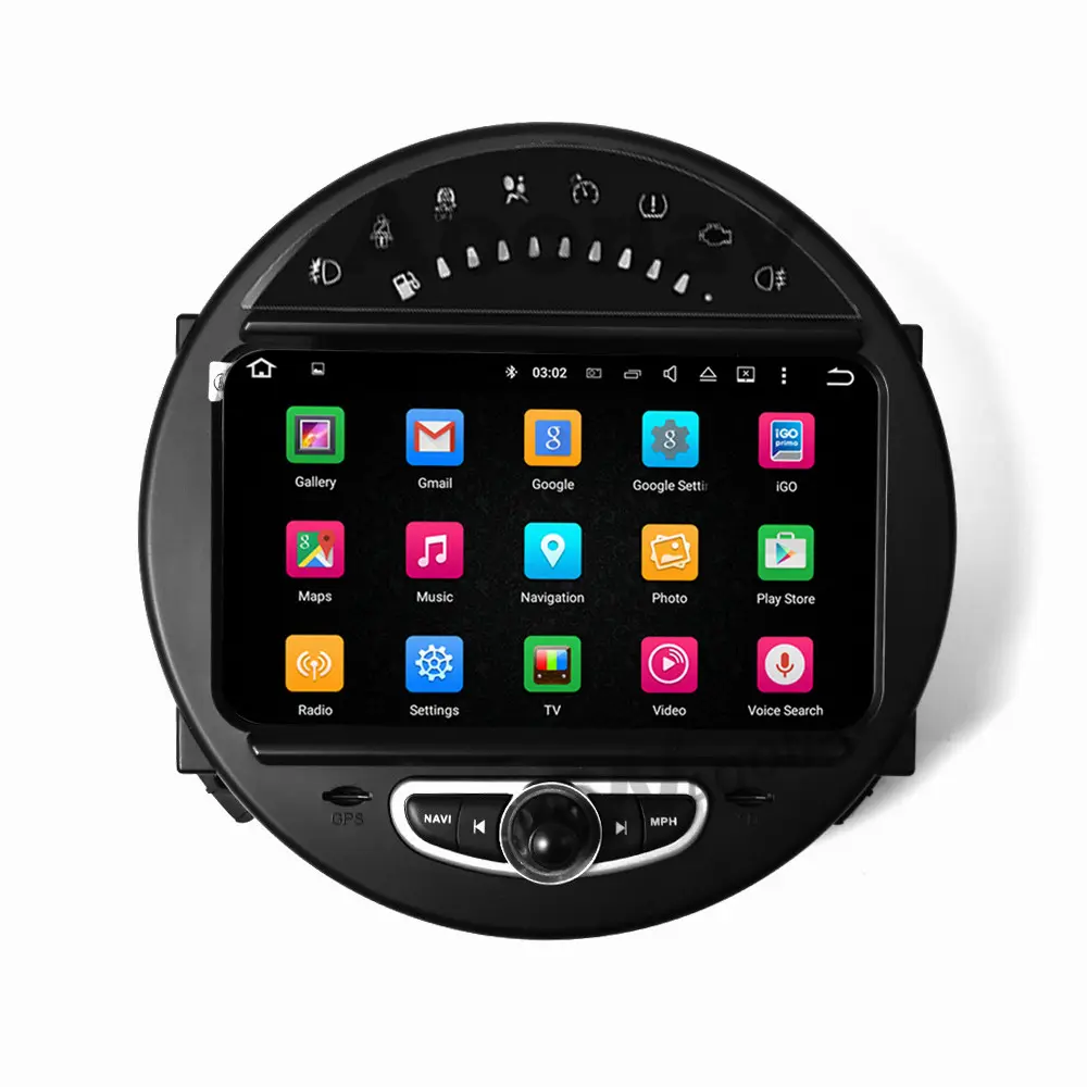 Автомобильный сенсорный HD-экран для BMW Mini 2006-2013, GPS-навигация, видеоплеер, мультимедийный плеер, автомобильное радио, головное устройство с GPS