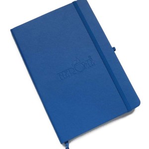 A7 personalizzabile semplice pelle in taccuino in pelle elastico libro a mano per studenti cancelleria sella rilegatura Logo personalizzabile - Product Image 1
