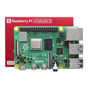 Orijinal ahududu Pi 4 Model B geliştirme kurulu ile 2GB/4GB/8GB RAM seçenekleri-ultimate AI başlangıç kiti için Python programlama