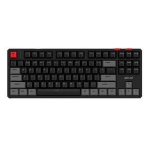 AIKUN GX987 Com Fio Sem Fio Bt 3 Modos 87 Teclas Teclado Para Jogos Com Bateria Recarregável <span class=keywords><strong>Macro</strong></span> Interruptor Mecânico RGB Backlight