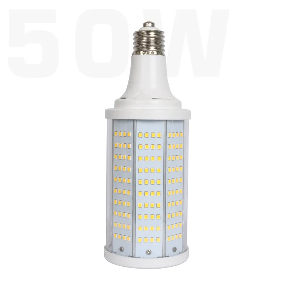 Bombilla LED HID de 50W Para Ahorro de Energía de China, bombilla LED de maíz E26 E27 para reemplazo de luces de sodio de alta presión