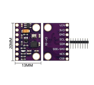 GY-91 MPU9250 + BMP280 10DOF加速ジャイロコンパス9軸センサーモジュール - Product Image 3