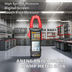 ANENG PN109 Pinza amperimétrica inteligente profesional 4000 Count Digital 600A Diodo de capacitancia sin contacto de inducción NCV de alta corriente - Product Image 2