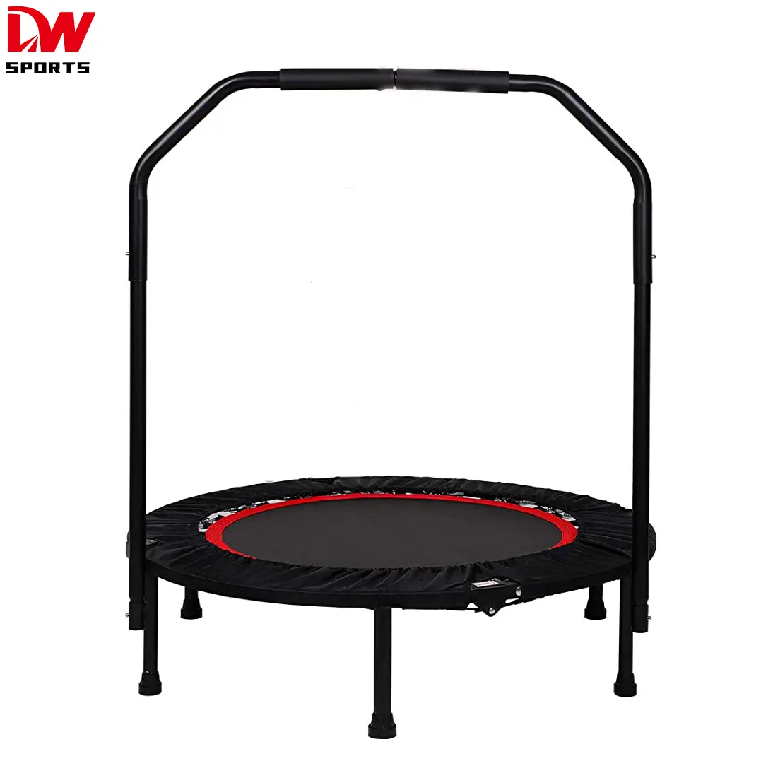 DW-trampolín deportivo plegable para adultos y niños, equipo de gimnasio en casa para interiores y exteriores