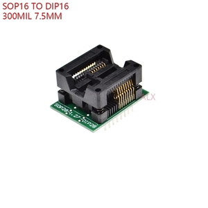 SOP8/SOP14/SOP16/SOP20/SOP28/TSSOP8/TSSOP16/TSSOP20/TSSOP28 A DIP, adaptador de enchufe 150MIL 208MIL 300MIL 173MIL DIP8 28 28 28 - Product Image 5
