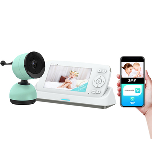 5 "3500มิลลิแอมป์ต่อการชาร์จหน้าจอแอลซีดีสำหรับดูเด็ก1080P ไนท์วิชั่นกล่อมเด็กกล้องนิรภัยสำหรับเด็กทารกใช้งานง่าย - Product Image 1