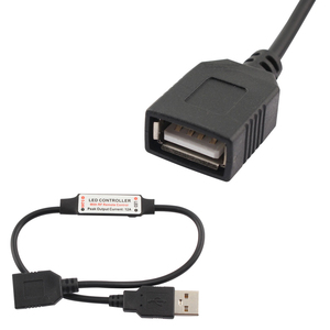 11 клавиш RF пульт дистанционного управления DC 5 В мини USB диммер контроллер для 5050 2835 одноцветная Светодиодная лента - Product Image 4