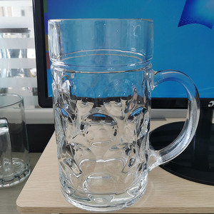 סיטונאי ענק גדול 1l 0.5l ברור גומות גרמנית בירה זכוכית שטיין ספל מותאם אישית לוגו