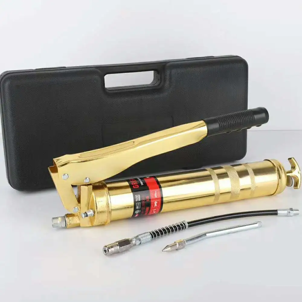 Free sample 900CC Lubrication tools Hand-operated Grease Gun Oil fitting grease pump