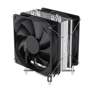 OEM TG410 4ピンPWM CPUクーラータワー型デュアルファンCPUヒートシンク180W 4台6mmヒートパイプ銅底溶接 - Product Image 4
