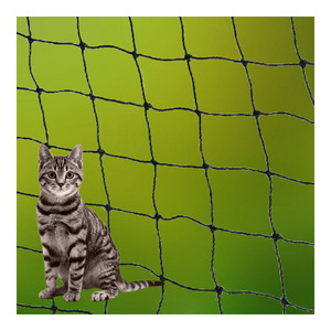 Durable UV Resistant Cat Balcony Net Wire Reinforced <strong>Mesh</strong> in Polyester Customizable Cutting &amp; Moulding Services