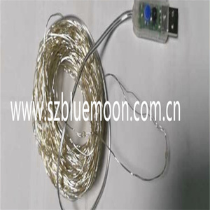 33 Fuß 100 Fuß LED USB Märchenstring-Lichter 16-farbig wechselnd Silberdraht-Lichter mit 7 Lichtmodi Fernbedienung - Product Image 3