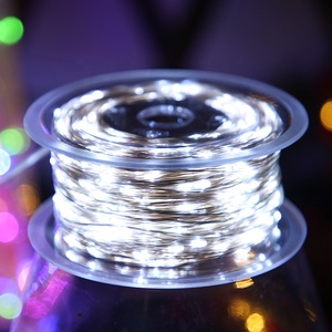 Kupfer licht kette für den Außenbereich mit LEDs Neujahrs lichterketten für das Docking-Netzteil Inklusive Fernbedienung - Product Image 2