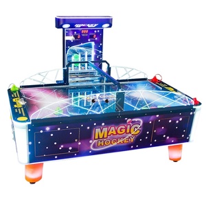 Iki oyuncu spor hava hokeyi masa jetonlu sihirli bilyeleri elektronik eğlence makinesi - Product Image 1