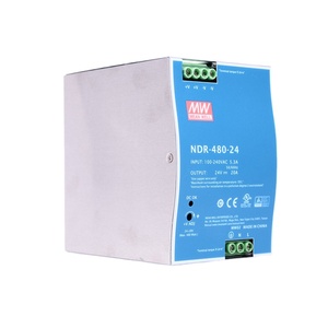 SMPSオリジナルMeanwell NDR-480-24 480W AC-DC PFC機能付きシングル出力DINレールスイッチング電源 - Product Image 2