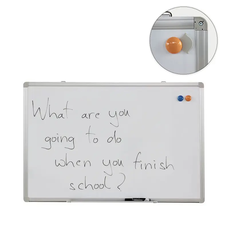 Best Selling School Furniture Classroom Magnetic Whiteboard Plastic Wall Mounted Magnetic Whiteboard