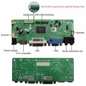 VGA DVI <strong>LCD</strong> Controller Board M.NT68676 Compatible Work With 32inch 1920x1080 HV320FHB-N02 LVDS 51pins <strong>LCD</strong> Screen