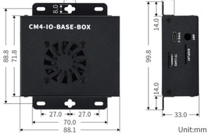Hot Raspberry PI CM4 scheda di espansione scheda centrale modulo Computer 4 Baseboard IO Kit Shell base - Product Image 5
