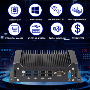 Mini PC sin ventilador R86S Linux Ubuntu Intel N5105 N6005 Mini computadora con 3*2,5G Gigabit Ethernet Mini PC fábrica lista para enviar - Product Image 2