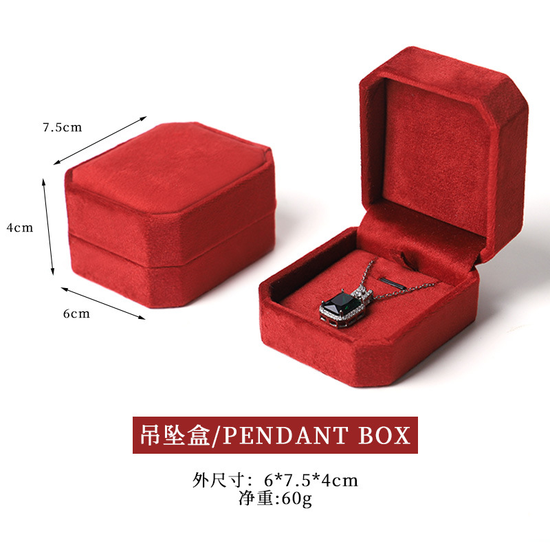 Caja colgante rojo burdeos