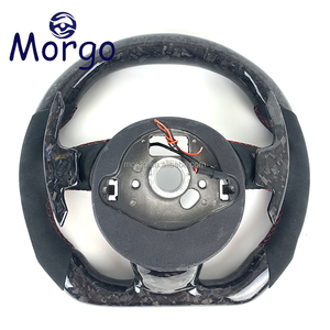 For Audi Q8 SQ5 Q3 TTS TT TTRS A8 8P S3 R8 B8 A8 Q3 Q5 Q7 RS3 RS4 RS5 RS6 S4 S5 Customized <strong>LED</strong> Carbon Fiber Cars Steering Wheel - Product Image 2