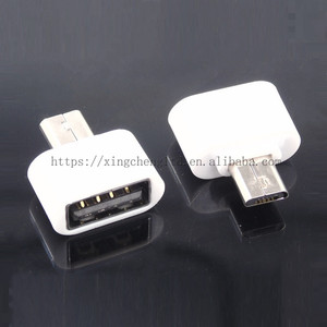 Micro Turn to USB Type a Female and a Male Micro 2.0 Plug <strong>Socket</strong> Connector With White Plastic Cover USB <strong>Socket</strong> - Product Image 2