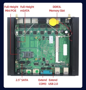 Intel Core I7 10810U DDR4 MSATA SSD 6 Ethernet Port Fanless <strong>Network</strong> Server <strong>Computer</strong> Ubuntu Mini Pc Firewall Router - Product Image 6