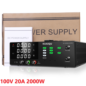 R-SPS10020S-RS232 100V 20A 2000W DC memoria dati OCP OVP Buzzer laboratorio programmabile Encoder funzione di blocco manopola - Product Image 1