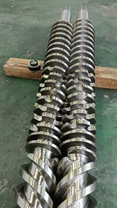 <strong>Conical</strong> <strong>Twin</strong> Cylinder <strong>Extruder</strong> <strong>Screw</strong> for PP PVC HDPE PPS Materials <strong>Barrel</strong> Spare Parts