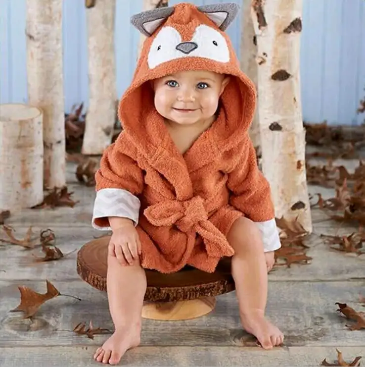Новый дизайн, Детская Пижама с капюшоном в виде лисы