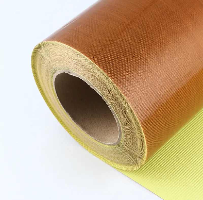 Non Stick PTFE Fiberglass Fabric Adhesive Tape For Sealing Machine Usage
