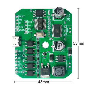 10W PCB-Modul mit mehreren Auslösern Programmier bare Sprach decode platine mit Tasten zur Unterstützung der Lautstärke regelung