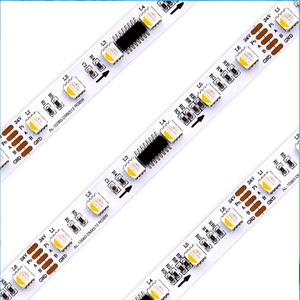 Лучшее качество 24 В DMX512 полоска программируемая 5050 RGB Пиксель Светодиодная лента для коммерческого освещения 8 бит/16 бит DMX512 Светодиодная лента - Product Image 2