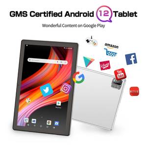 Quad Core Wifi Tablet Android 12 10,1 Wifi6 6GB + 64GB 1280*800 IPS Tablet 2,0 M + 8,0 M Tablet PC - Product Image 3