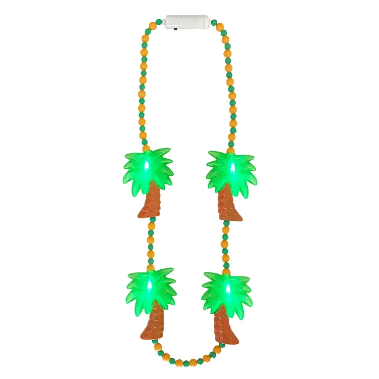 LED Perlen Halskette Light-Up Coconut Tree Design Karneval Party Gefälligkeiten