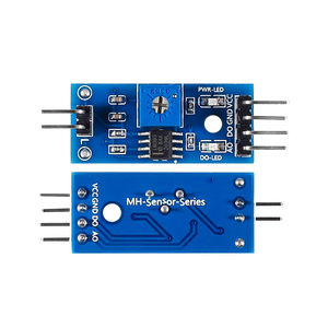 Para LM393 Sensor de gotas de lluvia Sensor de humedad del tiempo Módulo de sensibilidad a la humedad Placa niquelada 3,3-5V para Arduino - Product Image 3